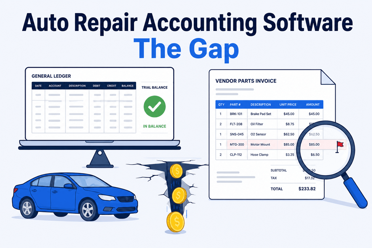 Auto Repair Accounting Software: The Gap