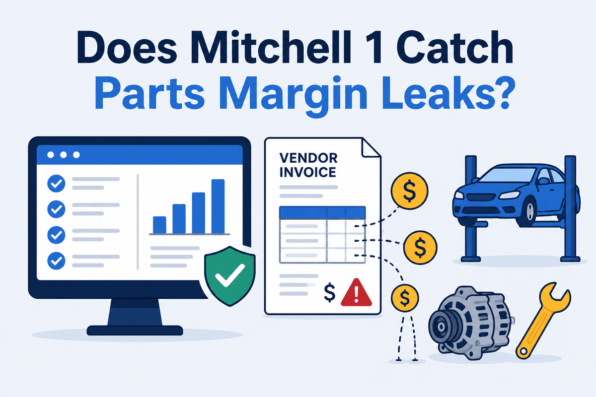 Does Mitchell 1 Catch Parts Margin Leaks?