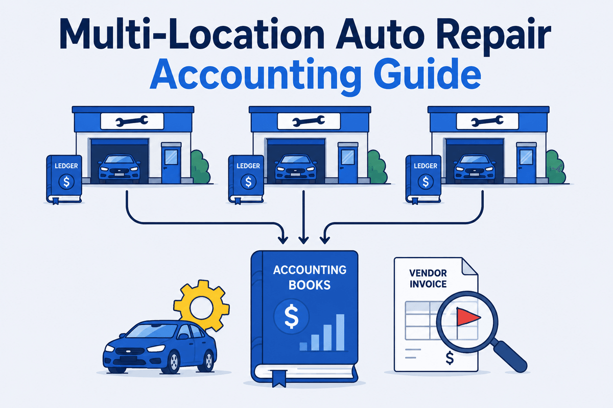 Multi-Location Auto Repair Accounting